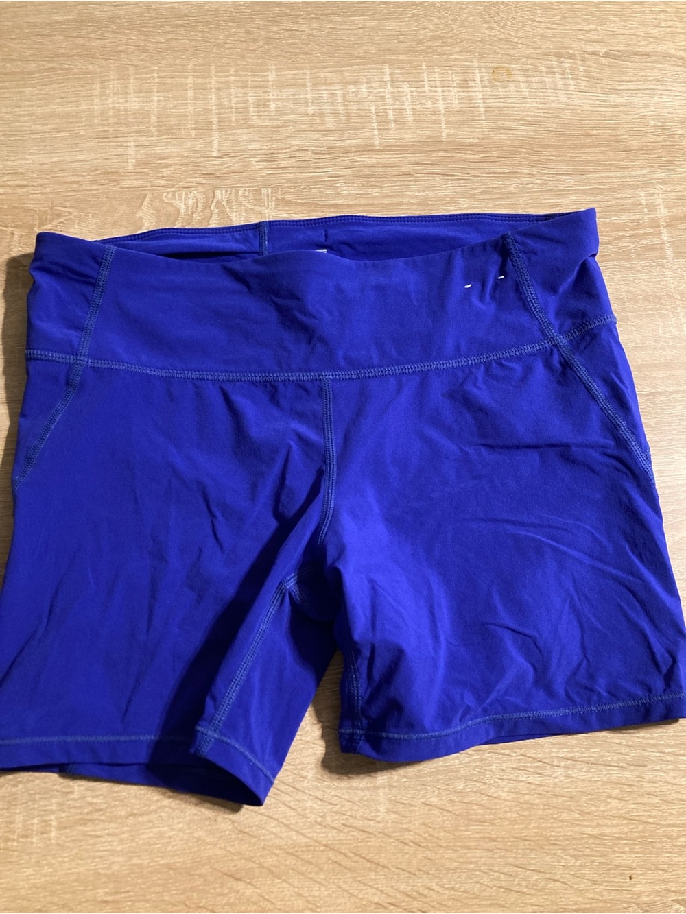 Women’s High-Waist Athletic Shorts in Royal Blue